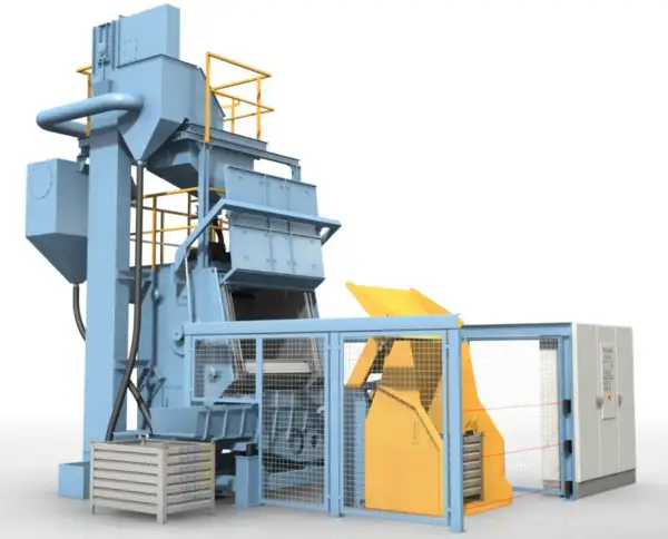 Tumblast shot blasting machine